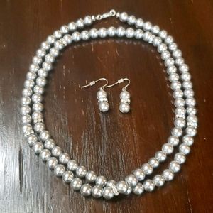 Faux Pearl Necklace